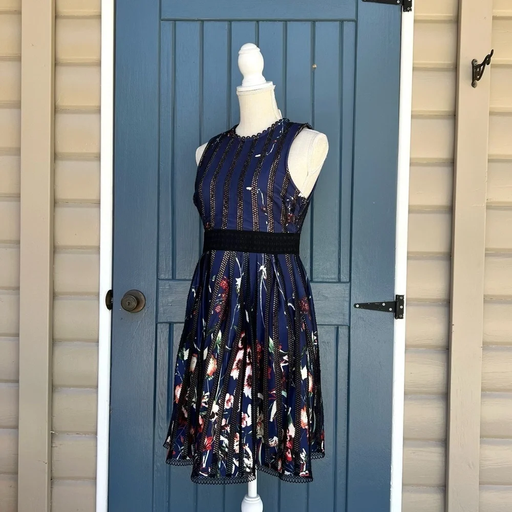 Anthropologie Foxiedox Bryonia Open Back Dress Women Size XS